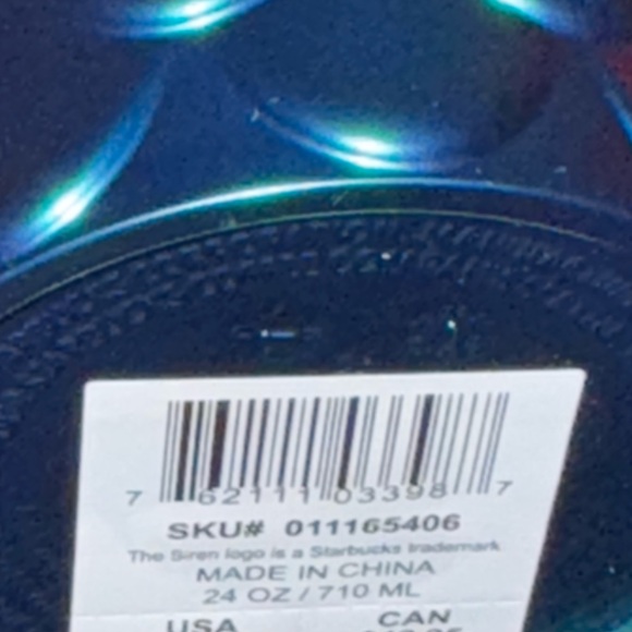 NWT🧜‍♀️Starbucks Spring 2025 Core Mermaid Scales Metallic Venti Tumbler with 🎁 - Picture 5 of 5
